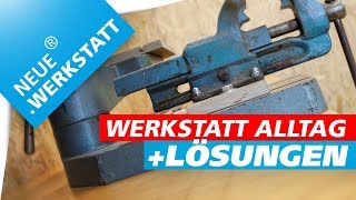 WERKSTATT ALLTAG LÖSUNGEN  Schraubstock platzsparend unterbringen [upl. by Rebmac846]