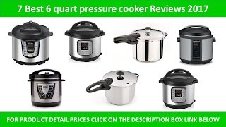 7 Best 6 quart pressure cooker  6 quart pressure cooker Reviews [upl. by Yblocaj]