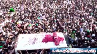 Mumtaz Qadri Janaza Scenes With Drone Camera [upl. by Einal]