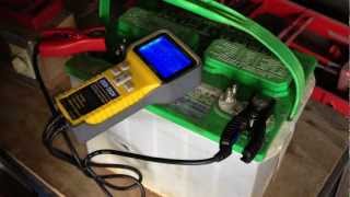 Lead Acid Battery Desulfation Using Epsom Salt Attempting to use Capacitive Charger Part 5 of 6 [upl. by Hospers]