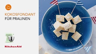 Wie macht man Kokosfondant für Pralinen mit der 33lKüchenmaschine  Rezepte [upl. by Nyliuqcaj435]