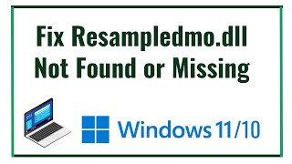 Fix resampledmodll Not Found or Missing in Windows 1110 Tutorial [upl. by Arvo]