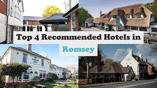 Top 4 Recommended Hotels In Romsey  Best Hotels In Romsey [upl. by Follansbee]