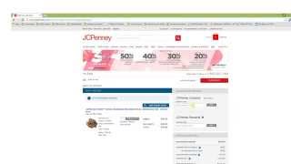 How to use a JCPenney promo code [upl. by Einnoj]