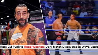 Rare CM Punk vs Road Warriors Dark Match Discovered in WWE Vault [upl. by Elidad963]