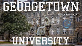 Georgetown University Campus 4K Tour Washington DC 2021 [upl. by Ttik]