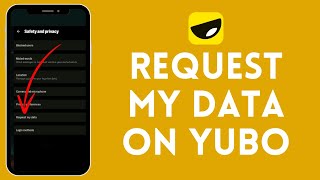 How to Request My Data in Yubo  Access Your Personal Information 2024 [upl. by Darleen]