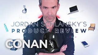 Jordan Schlanskys Product Review Darth Vader Helmet  CONAN on TBS [upl. by Brey39]