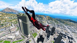 GTA 5 Crazy Ragdolls  Spiderman by GTA Expensive SpiderManFails [upl. by Varney]