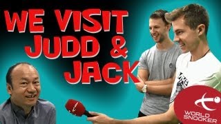 We visit Judd Trump and Jack Lisowski at Grove Snooker [upl. by Katalin208]