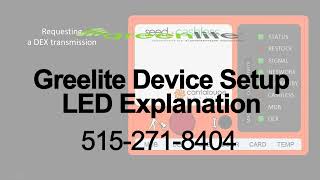 Greenlite LED Explanation for Setup [upl. by Annahsed701]