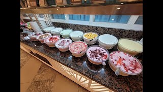 TUI MAGIC LIFE JACARANDA SIDE TURKEY RESTAURANT GREAT BREAKFAST BUFFET [upl. by Merceer]