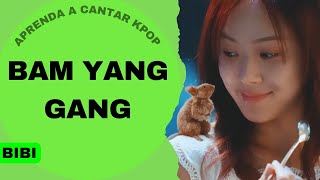 Aprenda a cantar BIBI  BAM YANG GANG letra simplificada [upl. by Cchaddie]