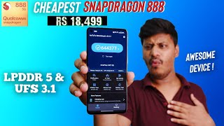 Cheapest Snapdragon 888 Smartphone at ₹18500 in 2023 [upl. by Lathan]