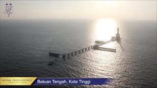 SULTAN JOHOR RASMI PANGKALAN MARITIM ABU BAKAR [upl. by Harri]