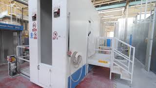 Nordson Powder Coating Booth with Full Recovery System [upl. by Dodd]