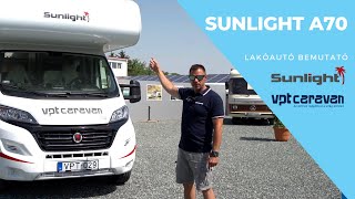 VPT Caravan  SUNLIGHT A70 lakóautó bemutató [upl. by Nodnek318]