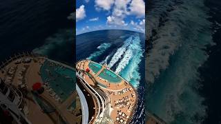 A simple stick ➡️ Insane cinematic shot 🤯 Insta360 cruise cruiseship travel views shorts fyp [upl. by Mattias]