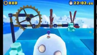 Sonic Lost World 3DS  Frozen Factory Zone 3 SRank [upl. by Edgardo]