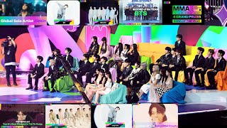 Idols reaction to bts 방탄소년단amp Jungkook win 6 awards collection VCR Full Ver at MMA 2023 [upl. by Sean]