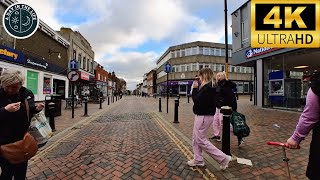 Sittingbourne High Street Town WALK in 4k HD [upl. by Neellek77]