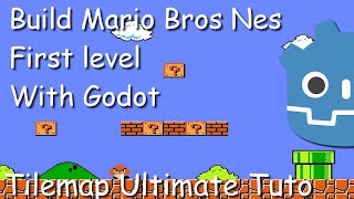 Build Mario Bros Nes levels Using Godots Tileset Editor [upl. by Nolra188]