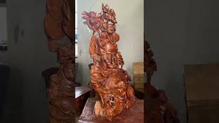 Dilac vác đào xuhuongyoutube statue sculpture phongthuy wood [upl. by Mad]