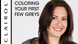 How to Color Your First Few Grey Hairs at Home  Clairol Natural Instincts [upl. by Daj]