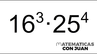 CÓMO HACER UN PRODUCTO DE POTENCIAS CON DISTINTA BASE Y EXPONENTE Matemáticas Básicas [upl. by Neiviv]