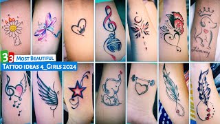 33 Cute amp Amazing tattoos for Girls  Small tattoos for women  hand tattoos for girls [upl. by Yhpos]