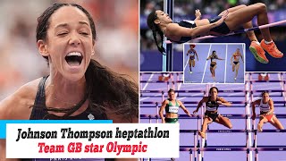 Olympics 2024 Katarina JohnsonThompson admits she had one of her best days in the heptathlon [upl. by Llennoj]