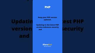 Keep your PHP version updated [upl. by Jamill]