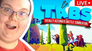 TOTALLY ACCURATE BATTLE SIMULATOR  LIVE🔴 [upl. by Reinaldos]