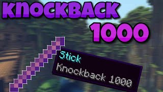 KNOCKBACK 1000 STICK in Minecraft Bedrock Edition using commands Updated [upl. by Dymoke]