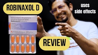 Robinaxol d tablet uses in hindi  Methocarbamol 500mg uses side effects [upl. by Anwahs]