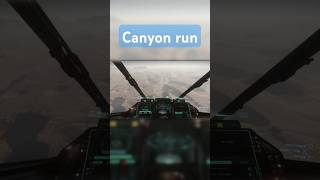 Canyon run  Star Citizen low fly [upl. by Greenebaum]