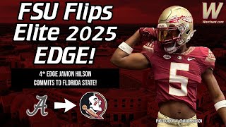 Florida State Flips 4 EDGE Javion Hilson from Alabama  FSU Football Recruiting  Warchant TV FSU [upl. by Phelps528]