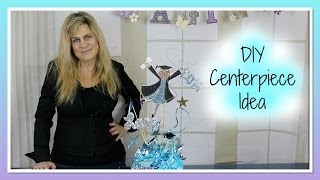 DIY Centerpiece Graduation Ideas  themed party decorations  styroscript [upl. by Lanita]