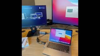 Extended Display Dual Monitor for MacBook Pro M1  Solution under 5000 [upl. by Ayalat]