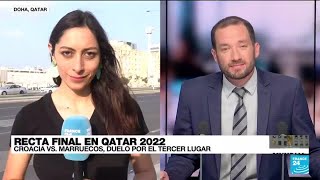 Informe desde Doha así llegan Marruecos y Croacia a jugarse el tercer puesto de Qatar 2022 [upl. by Simon880]