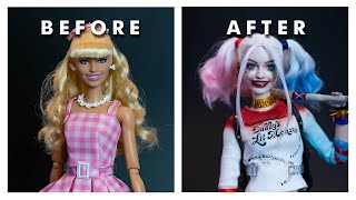 Transforming BARBIE into HARLEY QUINN [upl. by Morissa597]