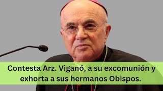 Contesta Arz Viganó a su excomunión SD 480p [upl. by Thompson]