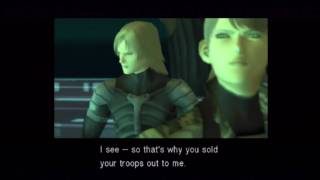 Solidus vs Metal Gear Rays Metal Gear Solid 2 cutscene [upl. by Ahsram893]