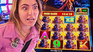 OMG RARE MASSIVE Jackpot on LUCKIEST Buffalo Slot Machine EVER [upl. by Nraa19]