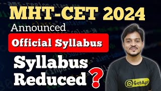 MHT CET 2024 Syllabus Released  MahaTet Syllabus 2024 [upl. by Harv]