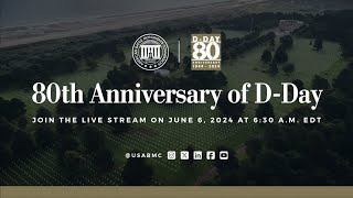 80th Anniversary of DDay at Normandy American Cemetery [upl. by Giuditta494]