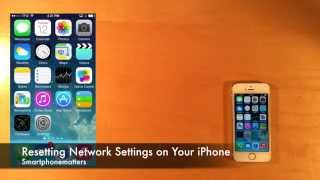 Resetting Network Settings on Your iPhone [upl. by Akelahs854]