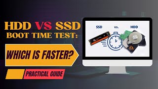 HDD vs SSD Boot Time Test Which is Faster [upl. by Eittap]