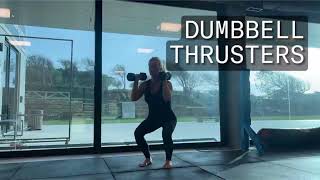 Dumbbell Thrusters [upl. by Inar]