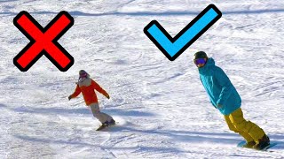 Fix the Most Common Snowboarding Mistake [upl. by Odelle696]